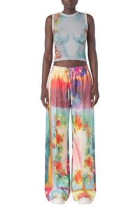 Débardeur Flower imprimé - Silver & Multicolor