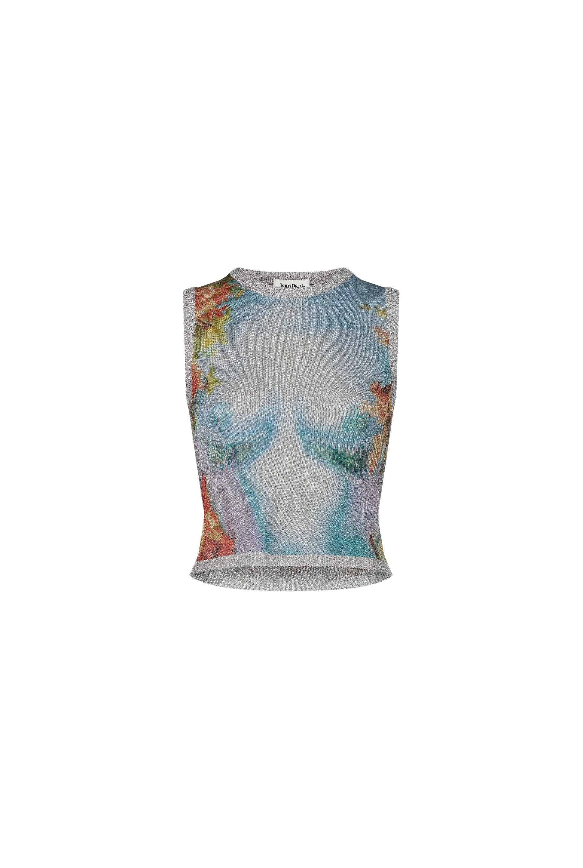 Débardeur Flower imprimé - Silver & Multicolor