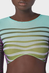 Top court Flower Body Morphing - Blue & Purple
