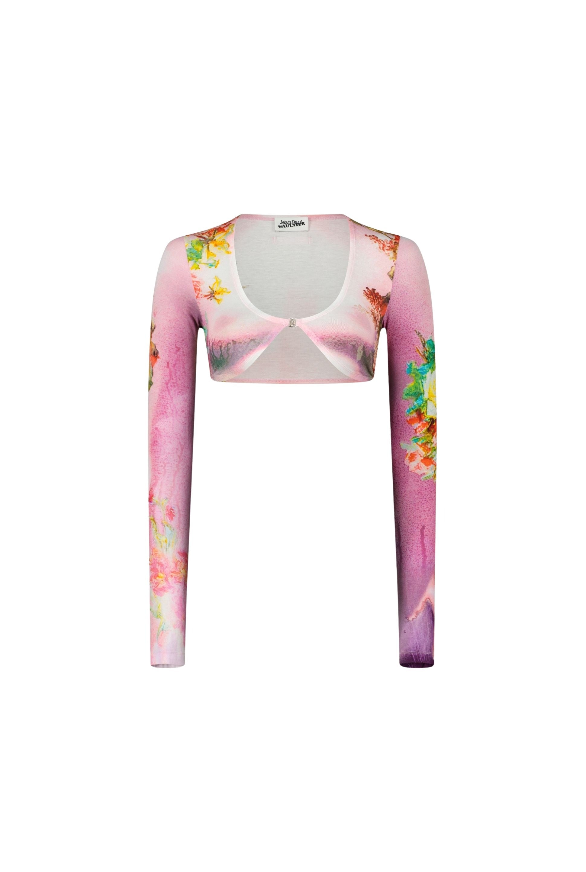Boléro Flower imprimé - Pink & Yellow