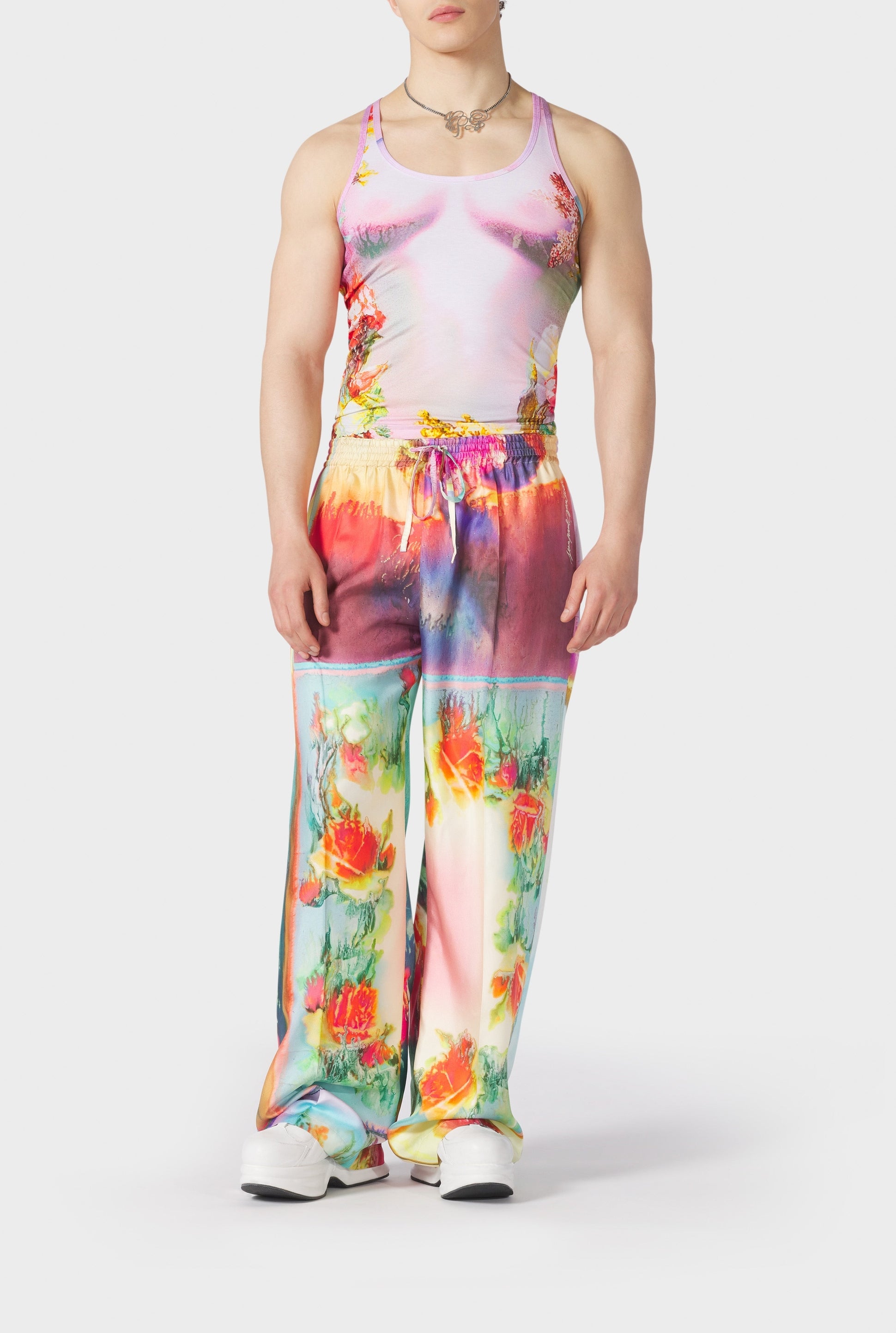 Débardeur Body Flower - Pink & Yellow