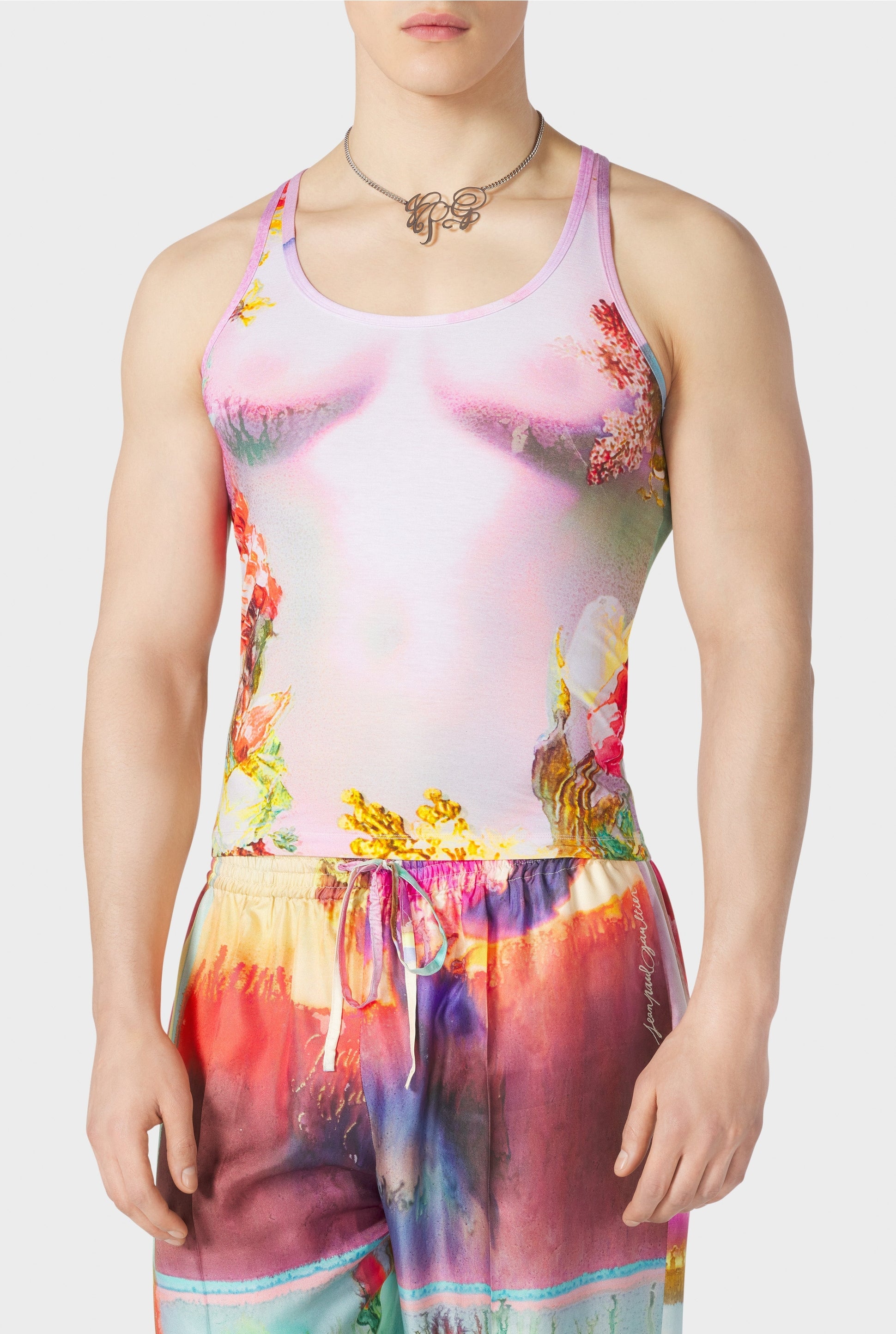 Débardeur Body Flower - Pink & Yellow