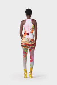 Débardeur Body Flower - Pink & Yellow