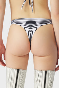 Bas de Bikini Body Morphing - White & Navy