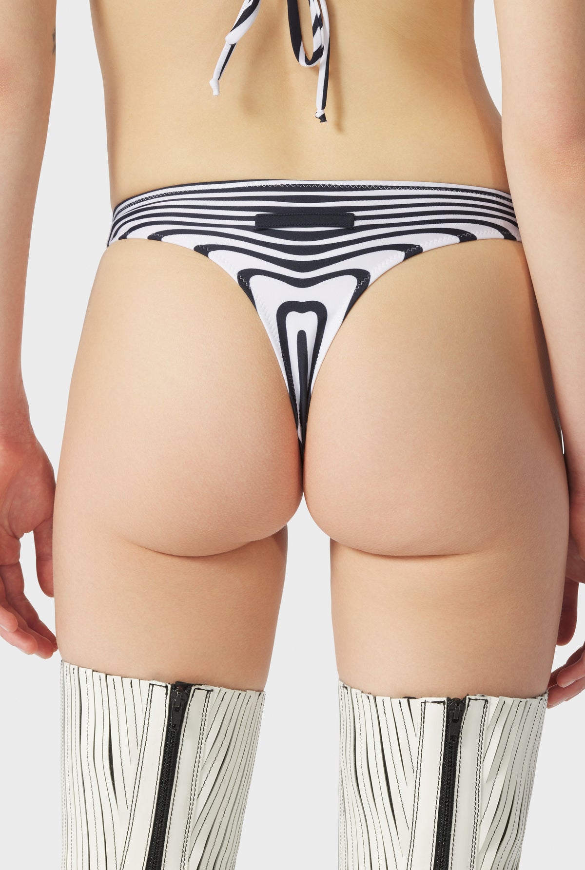 Bas de bikini Body Morphing - White & Navy