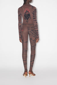 Legging JPG x Knwls imprimé - Ebene & Grey & Black