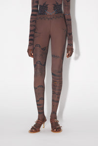 Legging JPG x Knwls imprimé - Ebene & Grey & Black