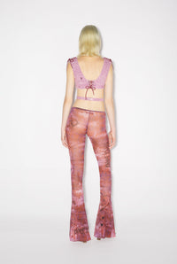JPG x Knwls denim bra - Lilac
