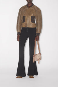 Bomber JPG x Knwls en cuir - Brown