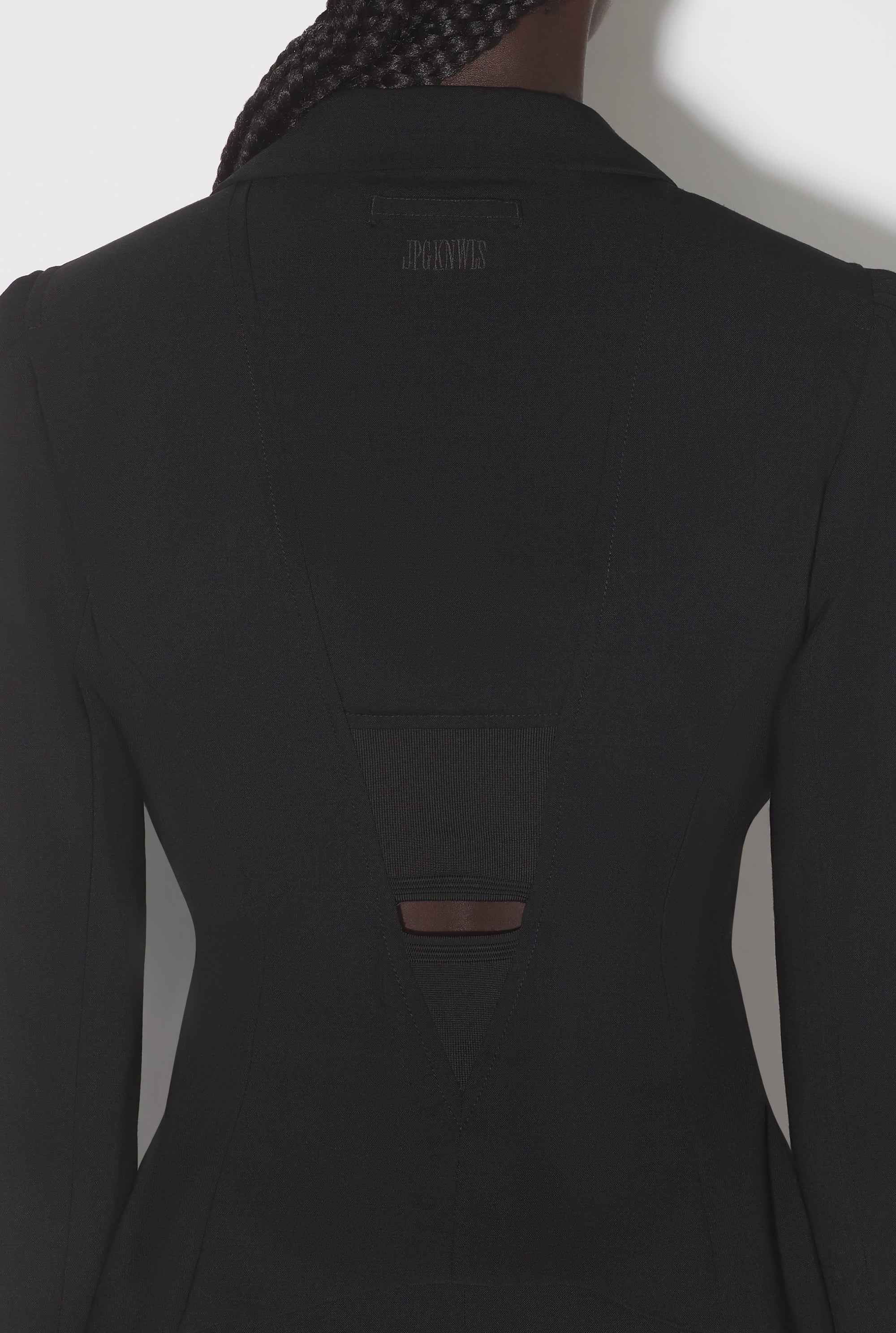 Veste JPG x Knwls en laine - Black