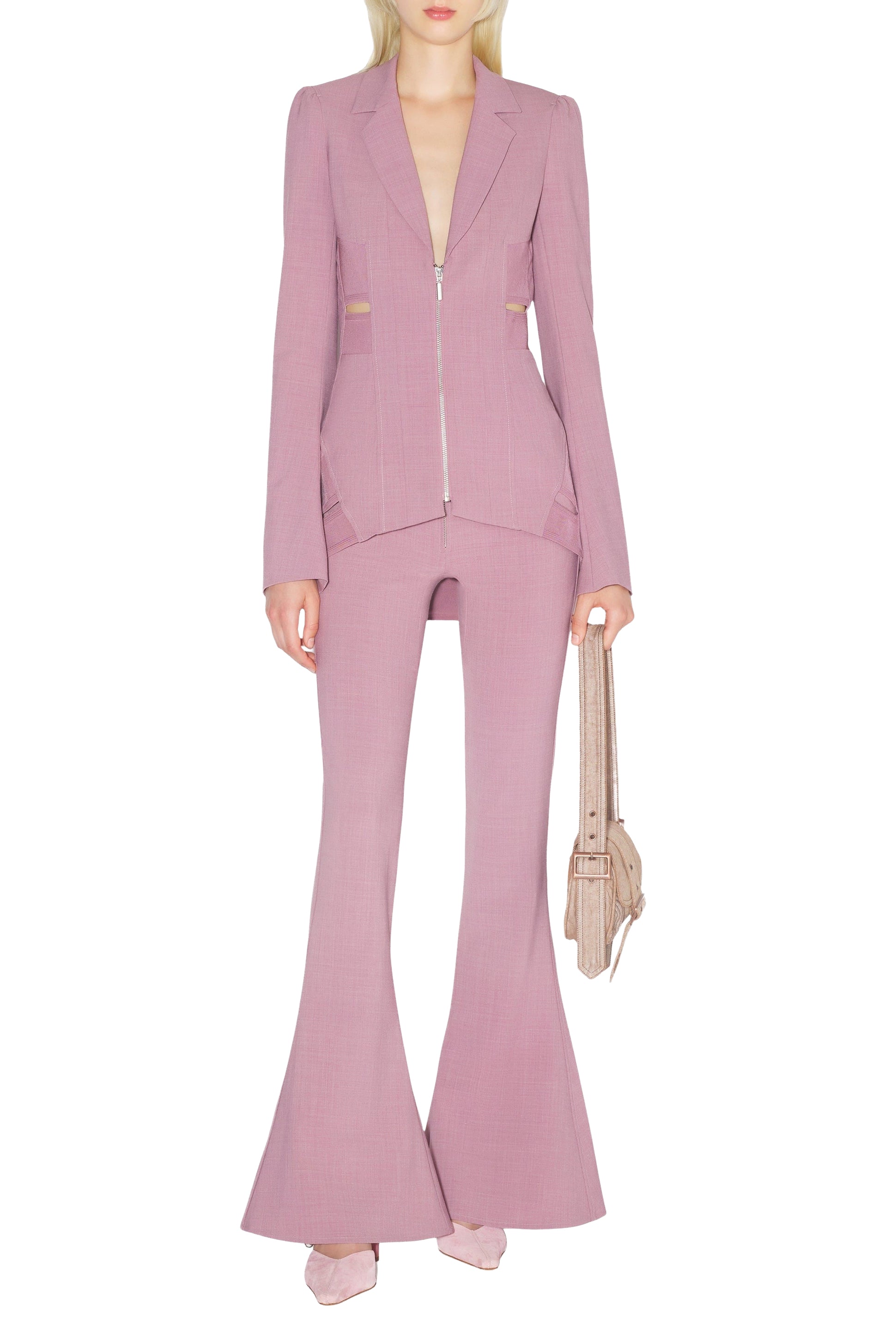 Veste JPG x Knwls en laine - Lilac