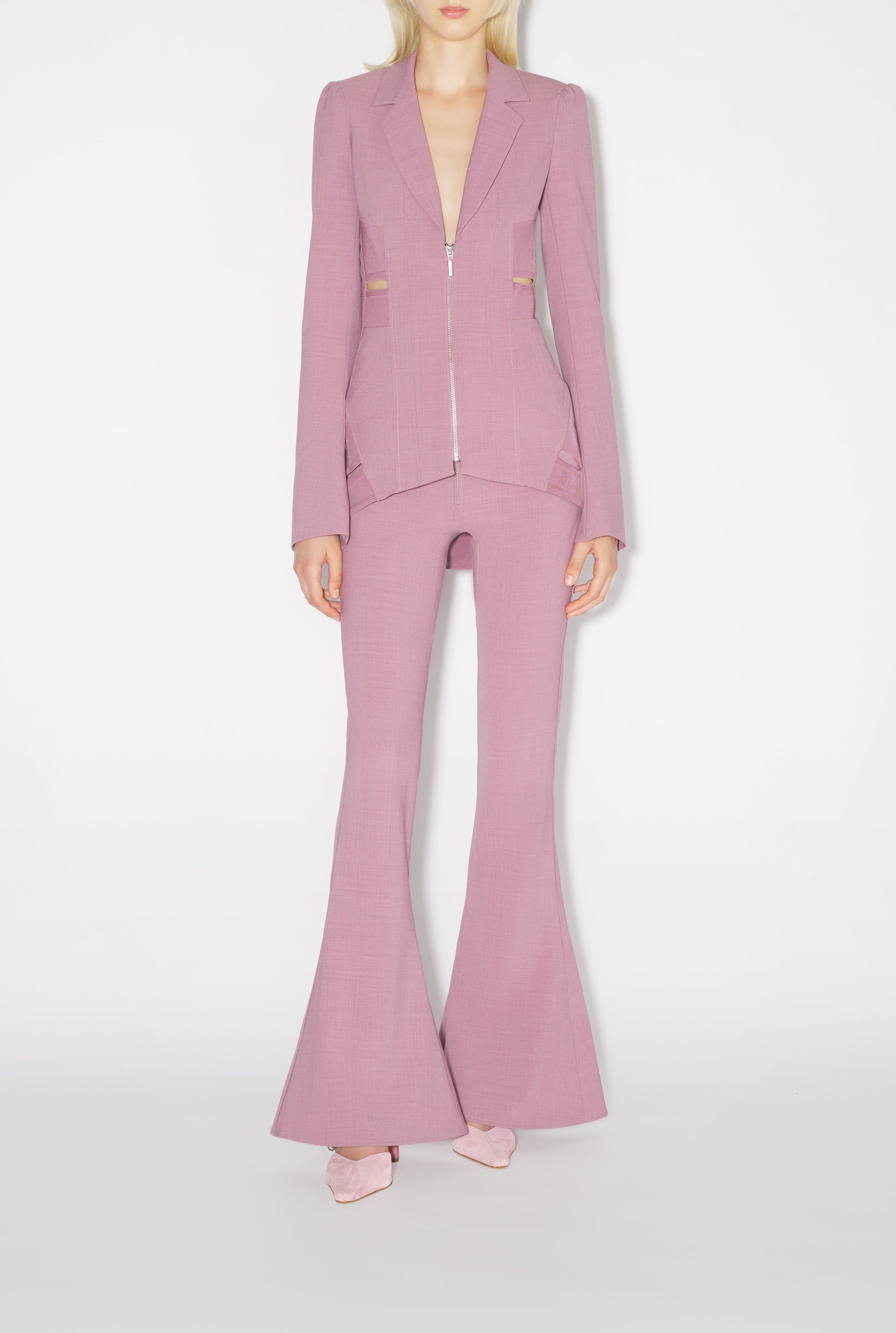 Veste JPG x Knwls en laine - Lilac