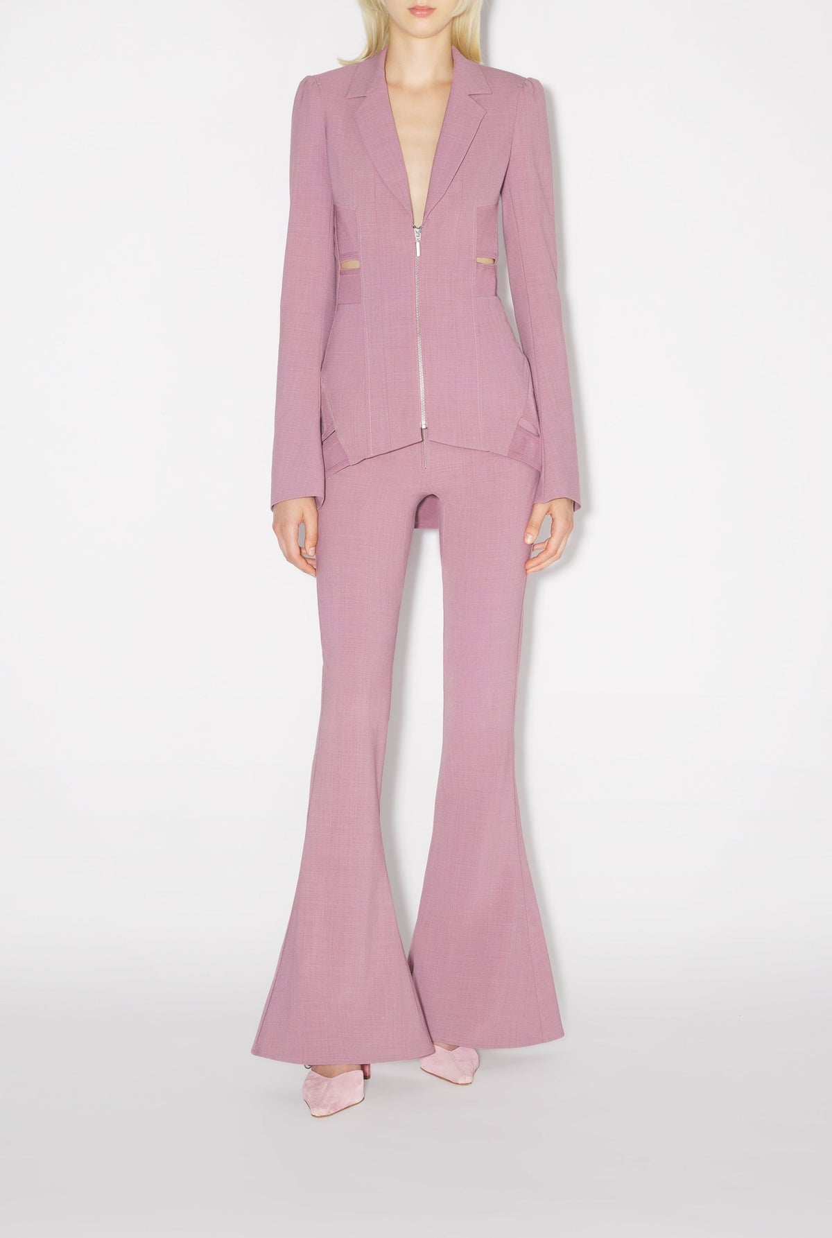Veste JPG x Knwls en laine - Lilac