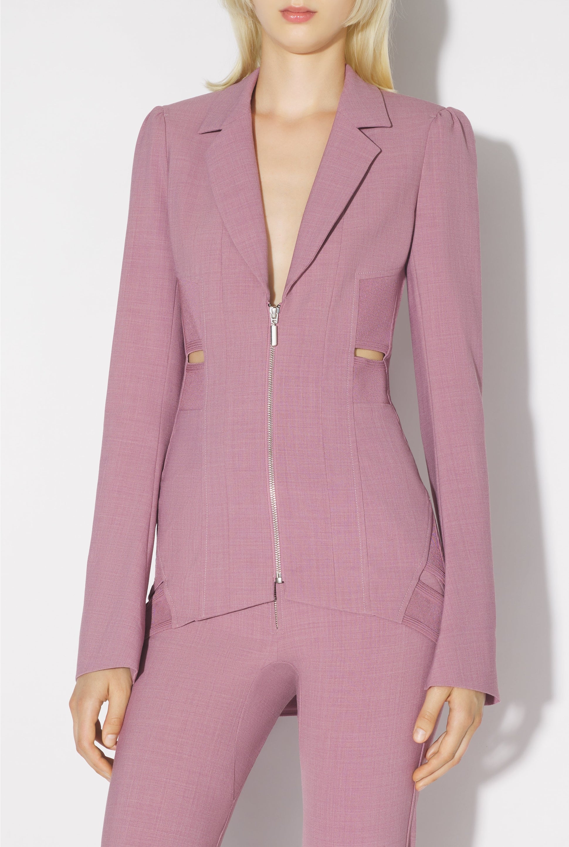 Veste JPG x Knwls en laine - Lilac