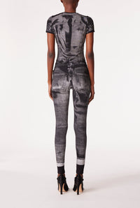 Legging Tattoo imprimé - Black & Grey