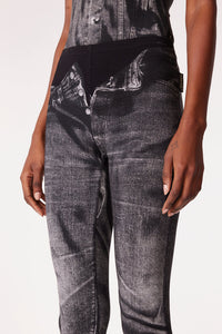 Legging Tattoo imprimé - Black & Grey
