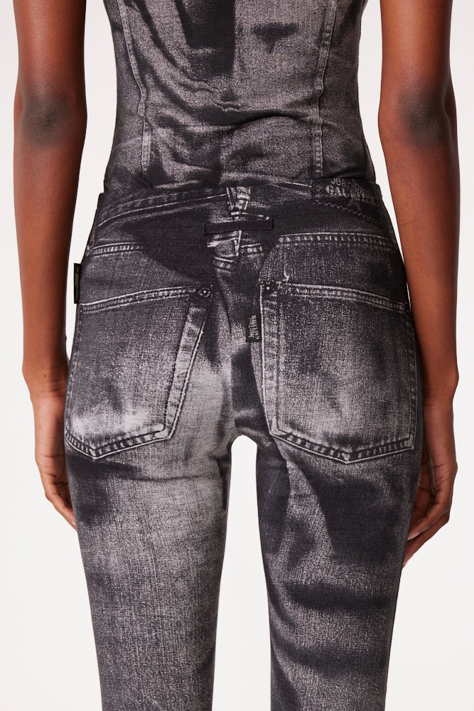 Legging Tattoo imprimé - Black & Grey