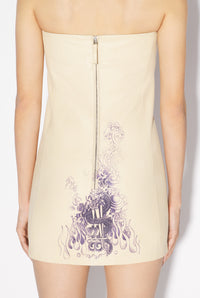Robe Tattoo en cuir - Nude & Navy