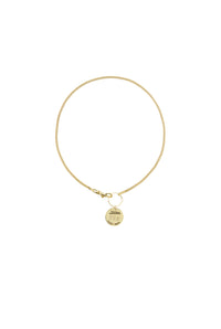Collier "325" avec logo - Gold