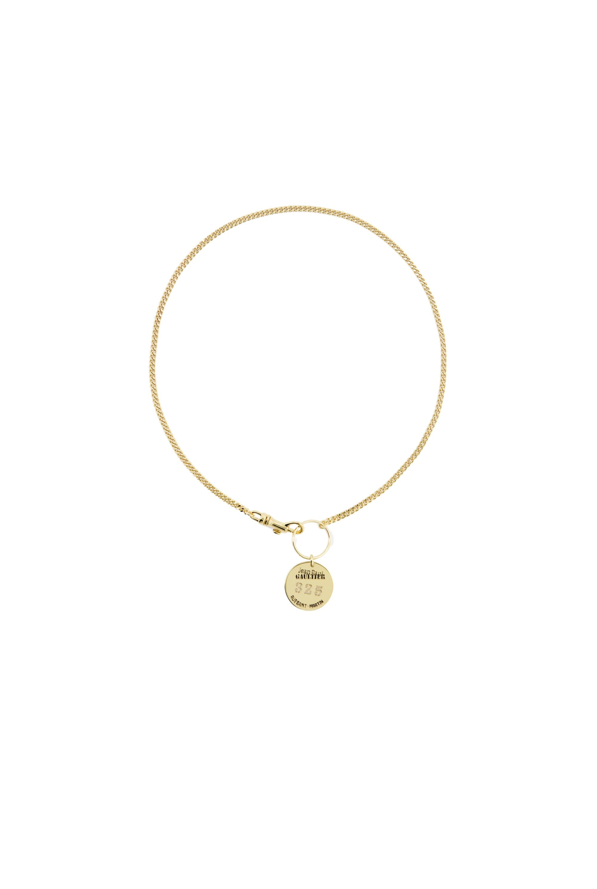 Collier "325" avec logo - Gold