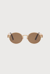 Lunettes de soleil unisexe Double ressort - Pink