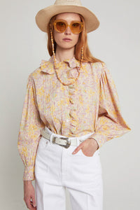ZNOSTOCK_BLUE SHIRT CHAMELO - Blue