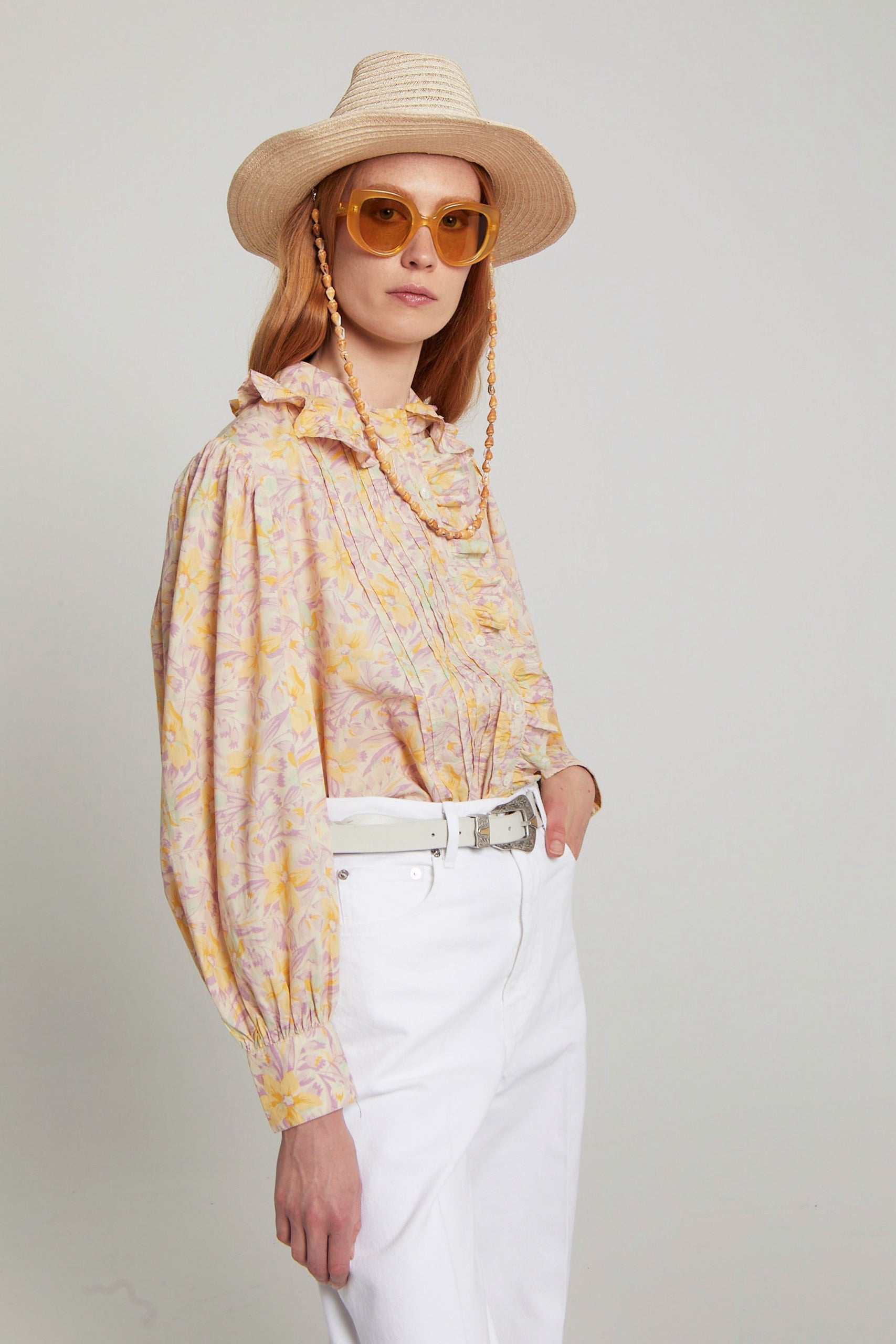 ZNOSTOCK_BLUE SHIRT CHAMELO - Blue