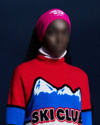 Bandeau cache-oreilles Ski Club - Winter Fuschia