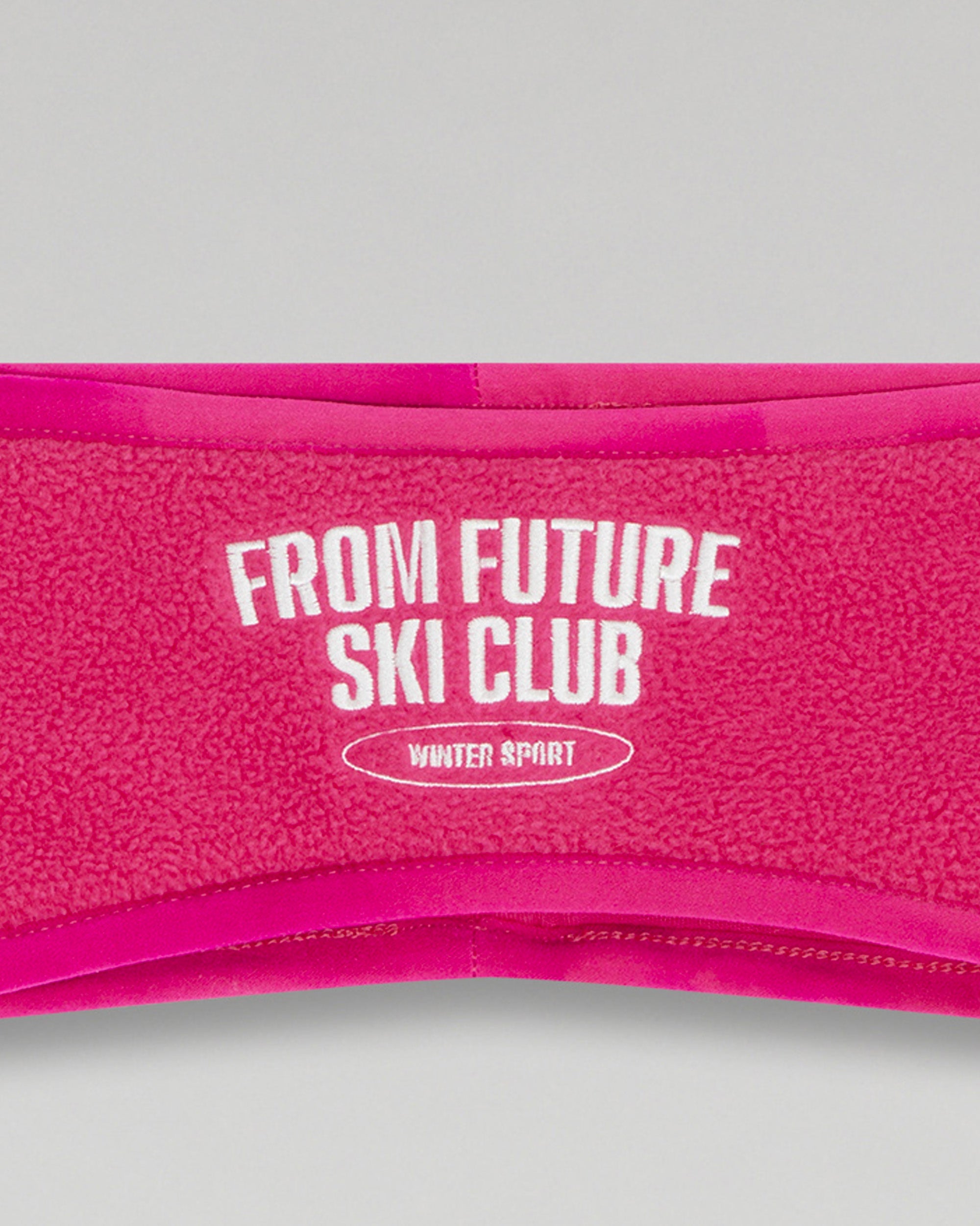 Bandeau cache-oreilles Ski Club - Winter Fuschia