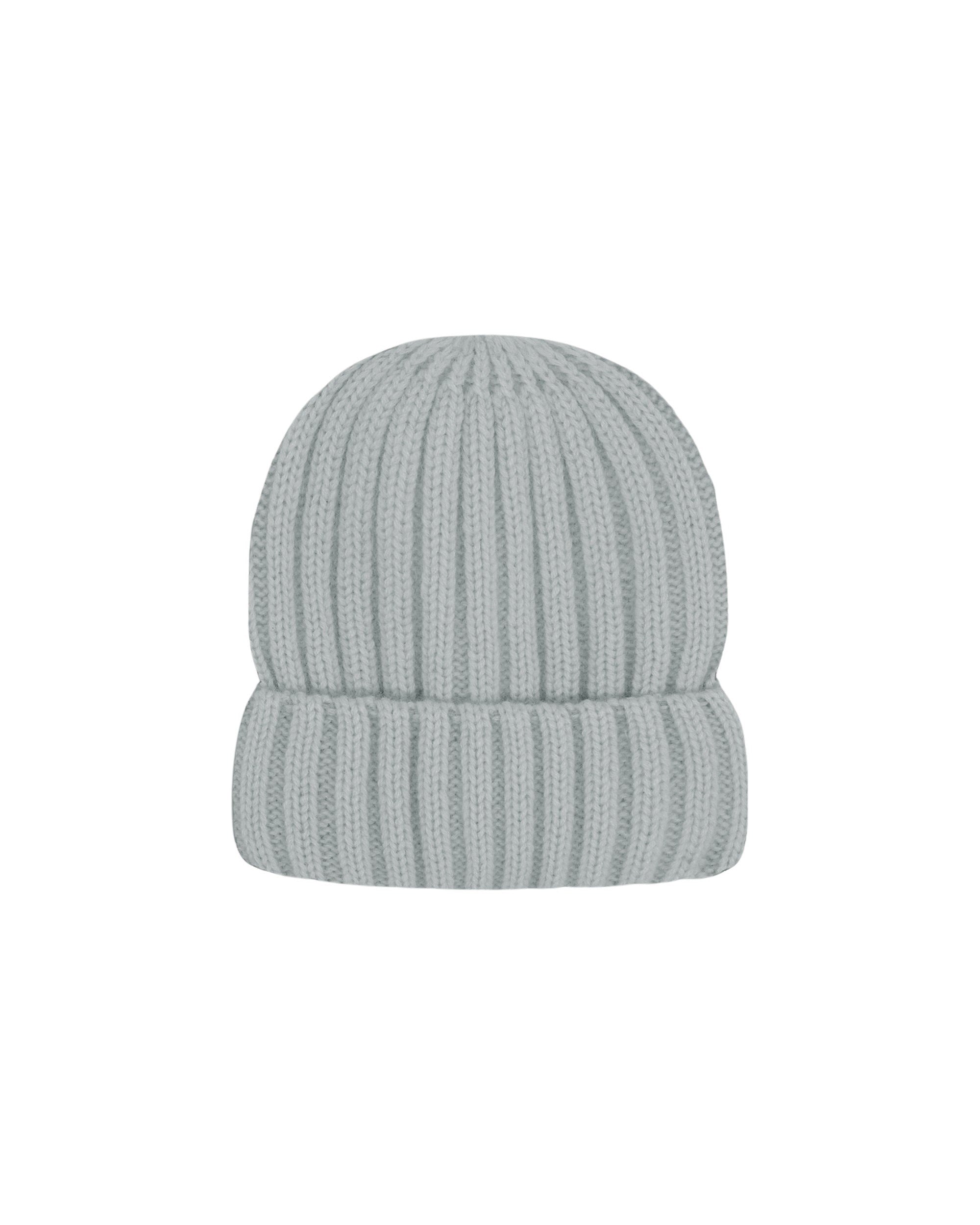GRIS CHINE FONCE / DJV / QTY : 14 / Bonnet à Revers à Côtes - Gris Chine Fonce