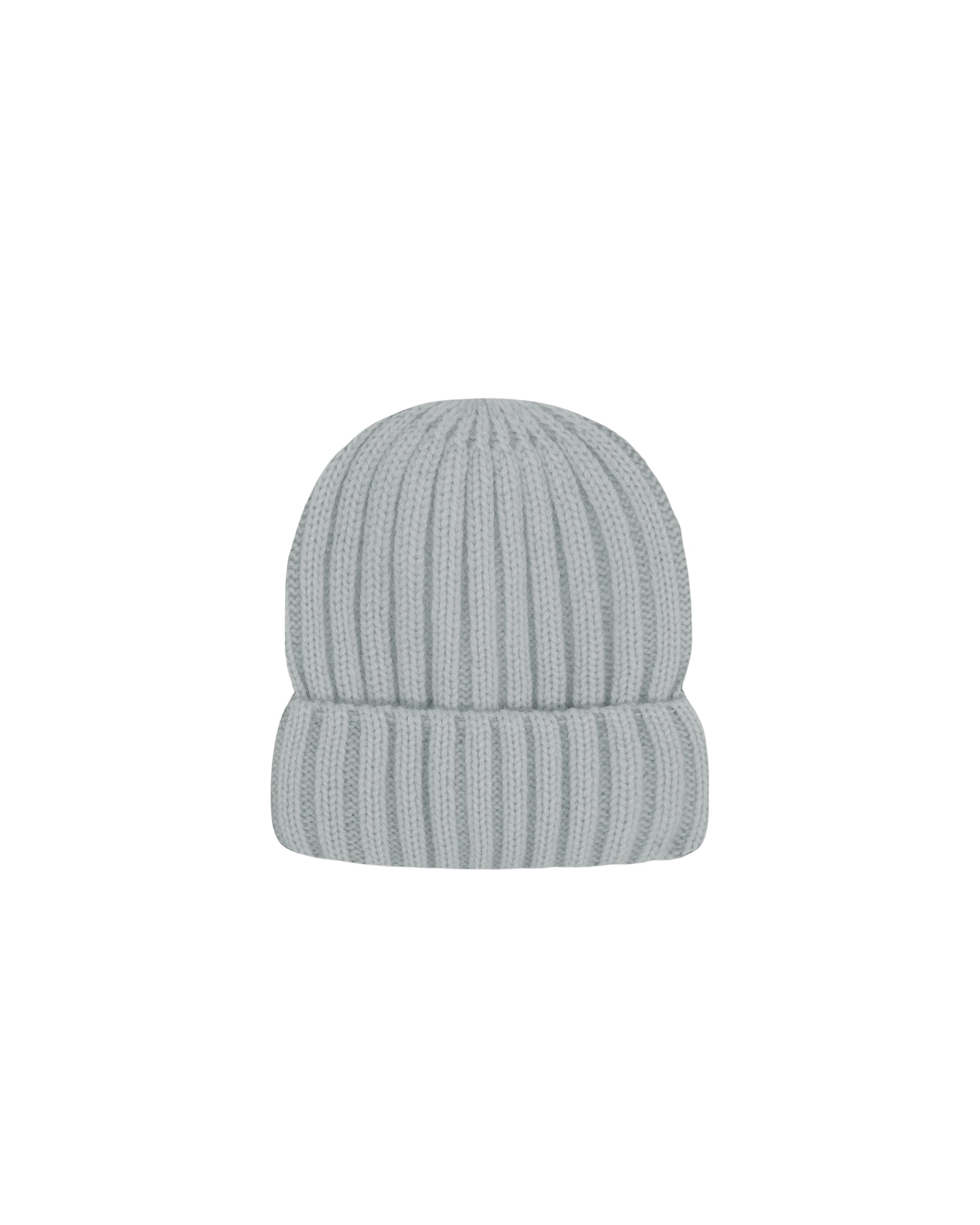 Ribbed cashmere hat - Dark Mottled Grey