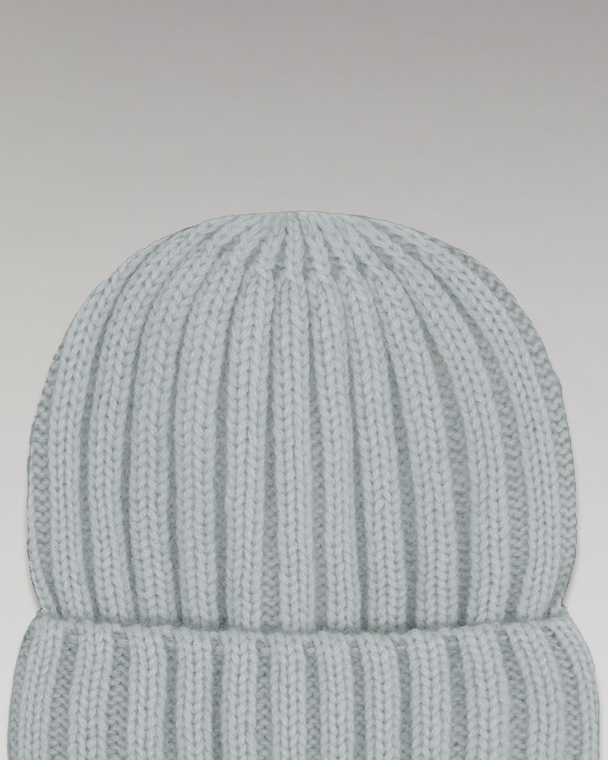 Ribbed cashmere hat - Dark Mottled Grey