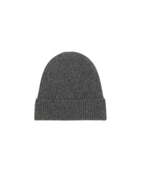 ANTHRACITE / DJV / QTY : 1 / Bonnet à Revers à Petites Côtes - Anthracite