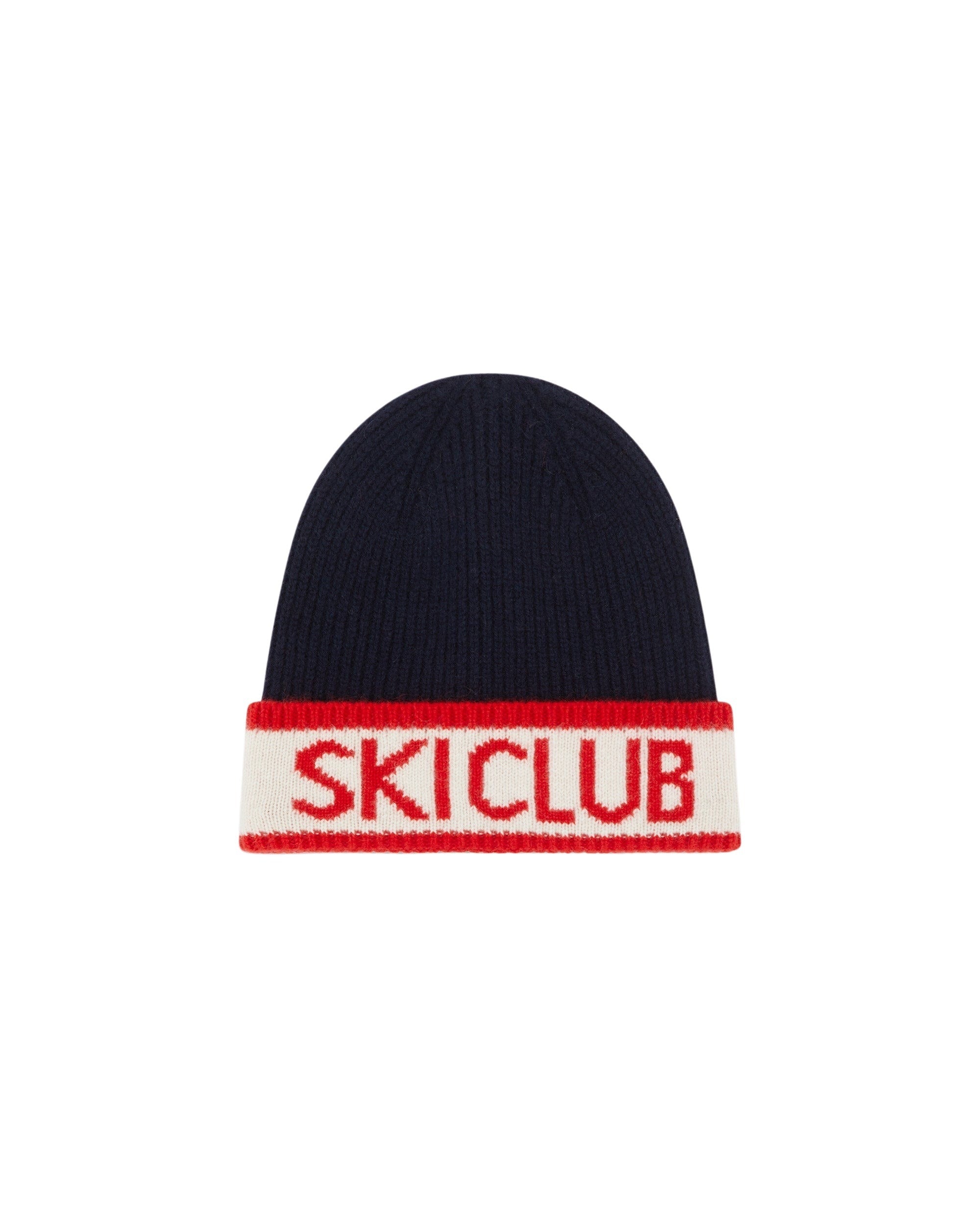 NAVY / DJV / QTY : 15 / Bonnet à Revers Ski Club - Navy