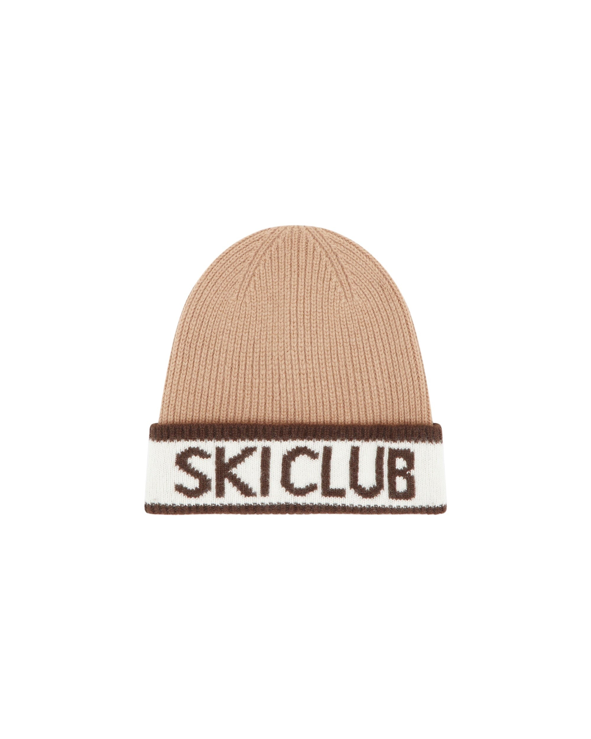 CAMEL / DJV / QTY : 32 / Bonnet à Revers Ski Club - Camel