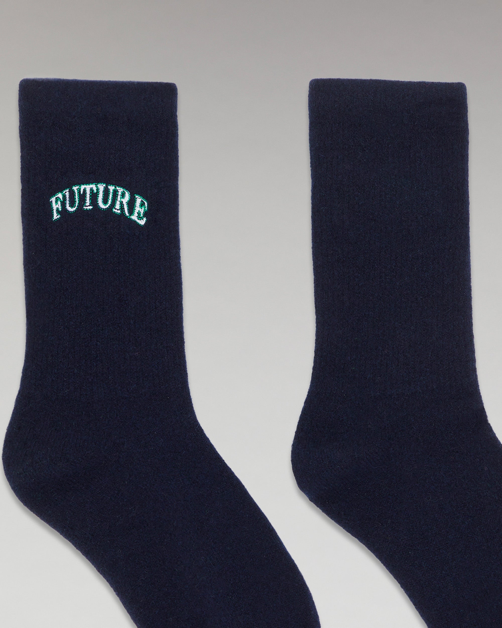 NAVY / DJV / QTY : 0 / Chaussettes Mi-Hautes College - Navy