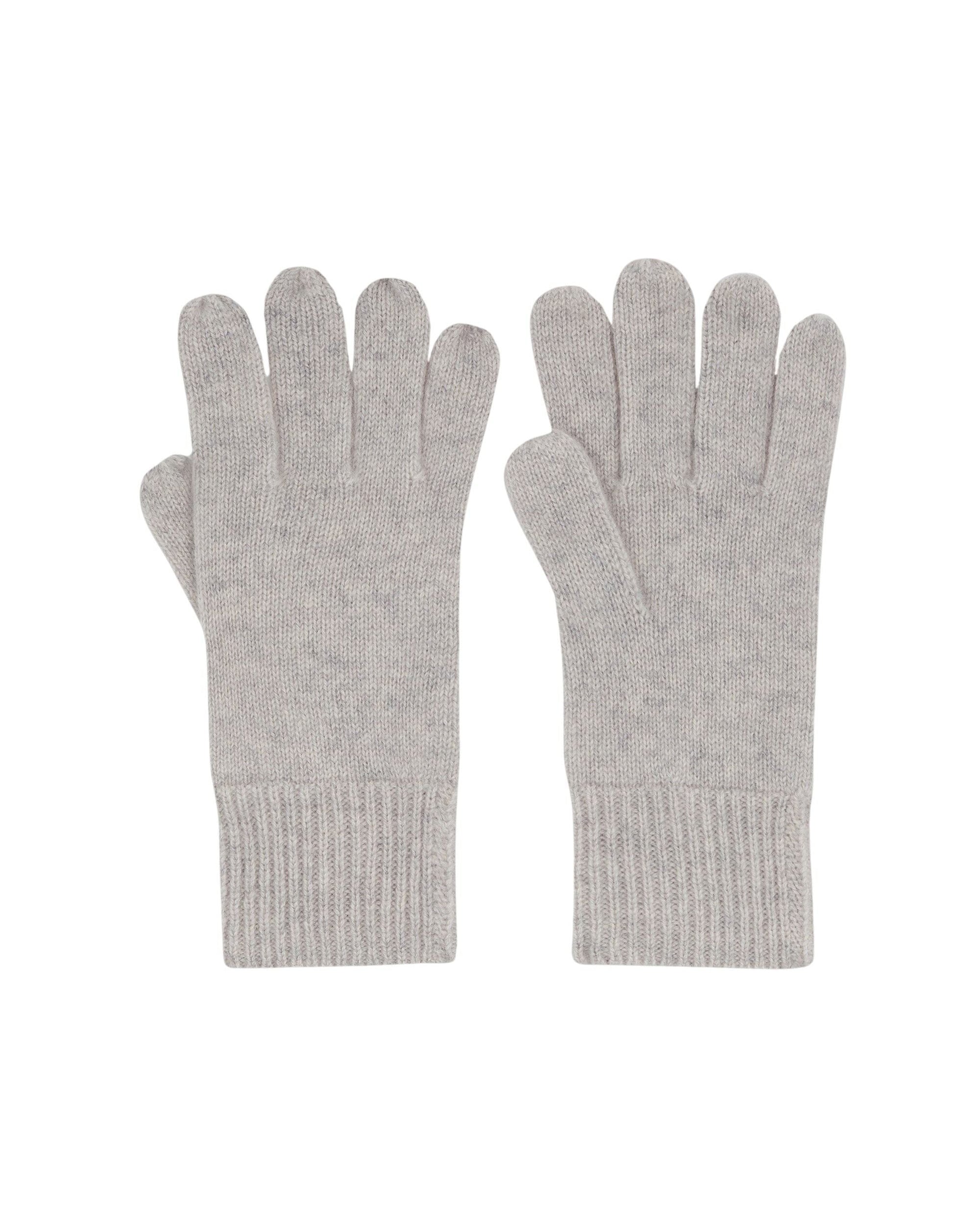 Gants en cachemire - Gris Chiné Clair