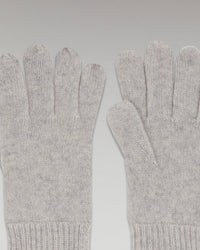 Gants en cachemire - Gris Chiné Clair