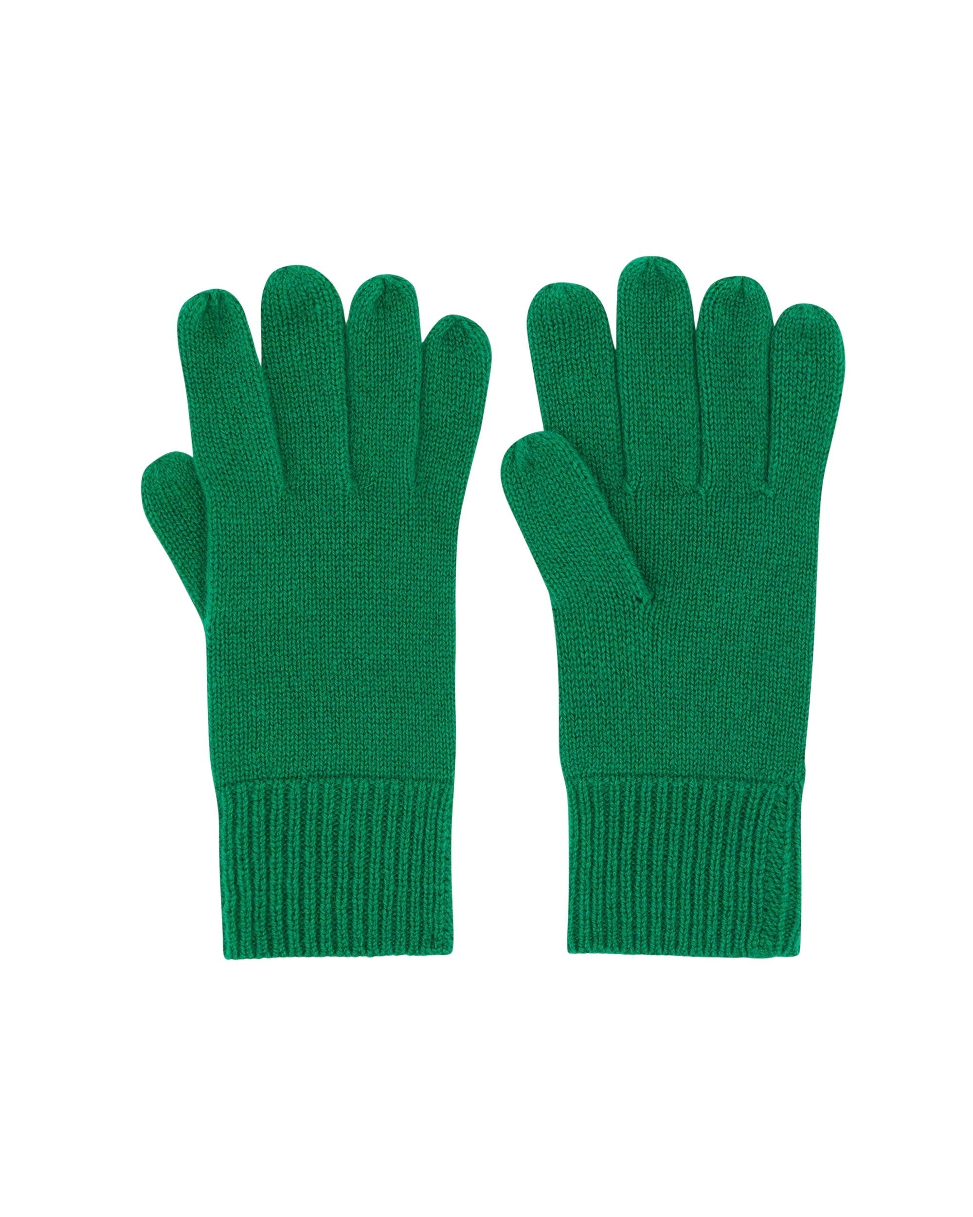 Gants basique en cachemire - Winter Green
