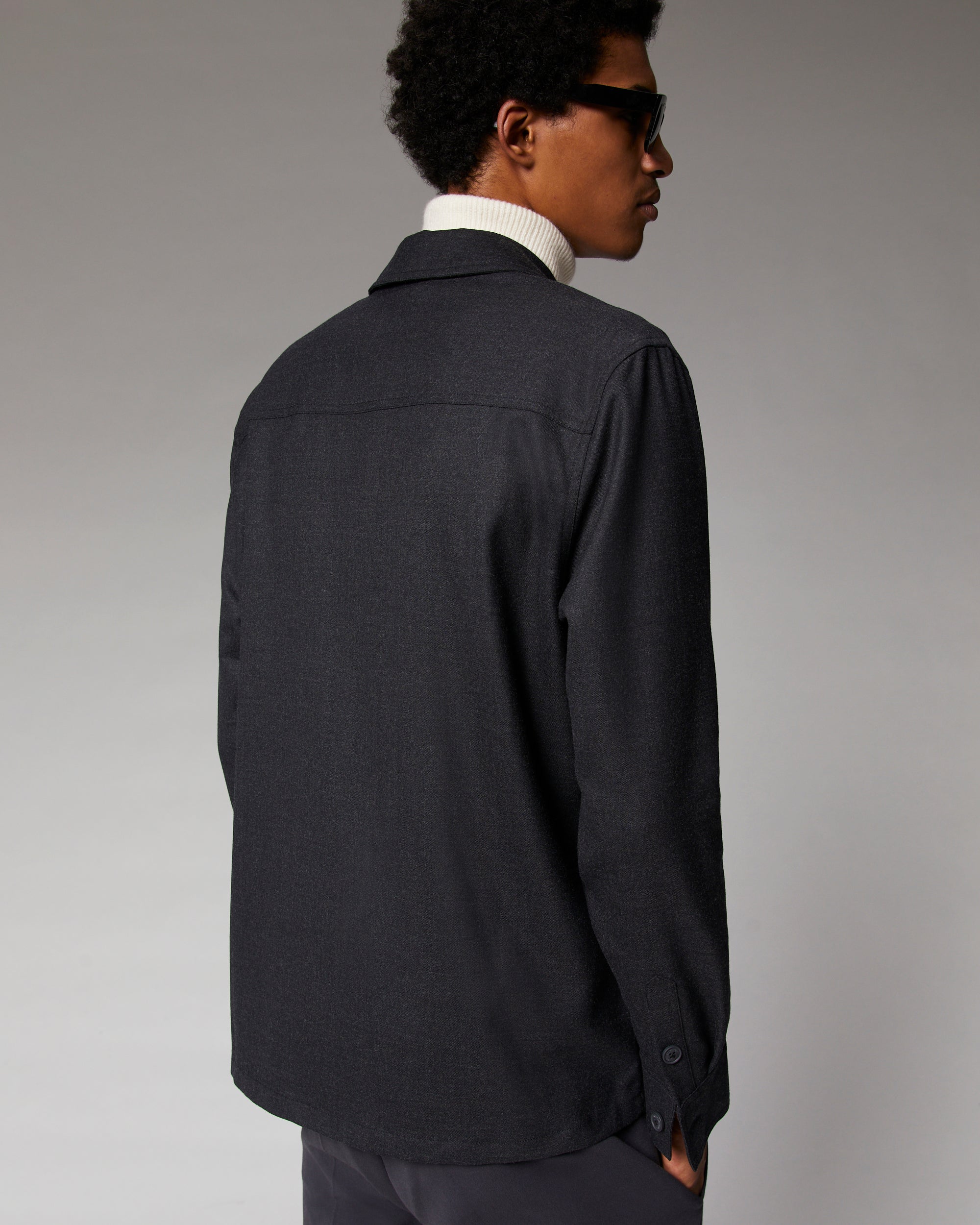 ANTHRACITE / NEW / QTY : 2 / Chemise Regular Poches - Anthracite