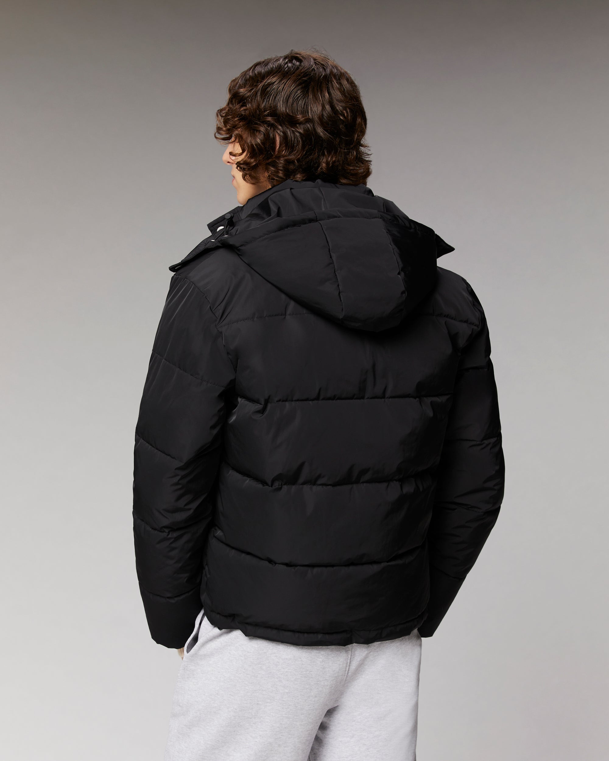 Doudoune oversize matelassée Future - Noir