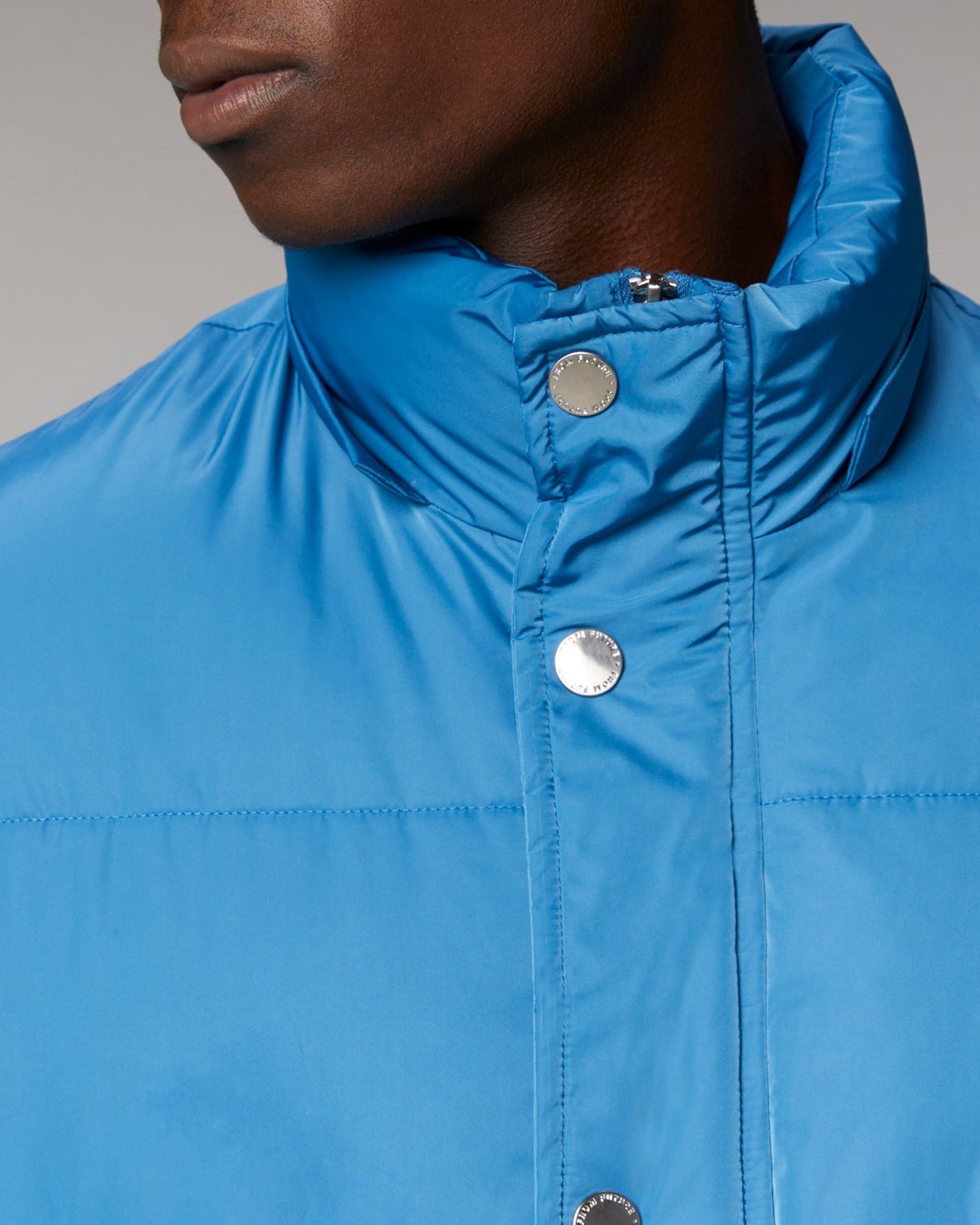 Doudoune oversize matelassée Future - Washed Blue