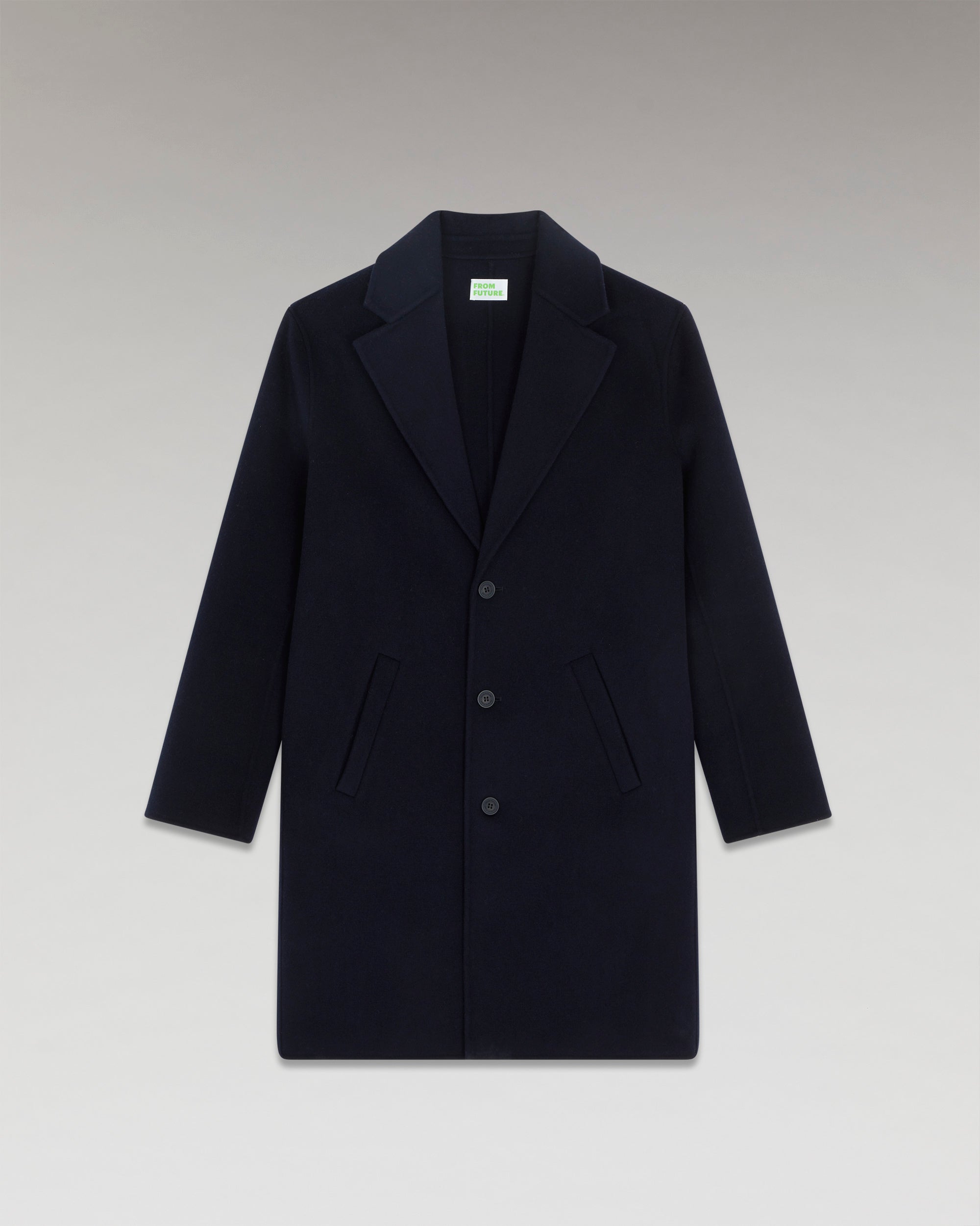 NAVY / NEW / QTY : 1 / Outerwear Manteau Long Double Face - Navy