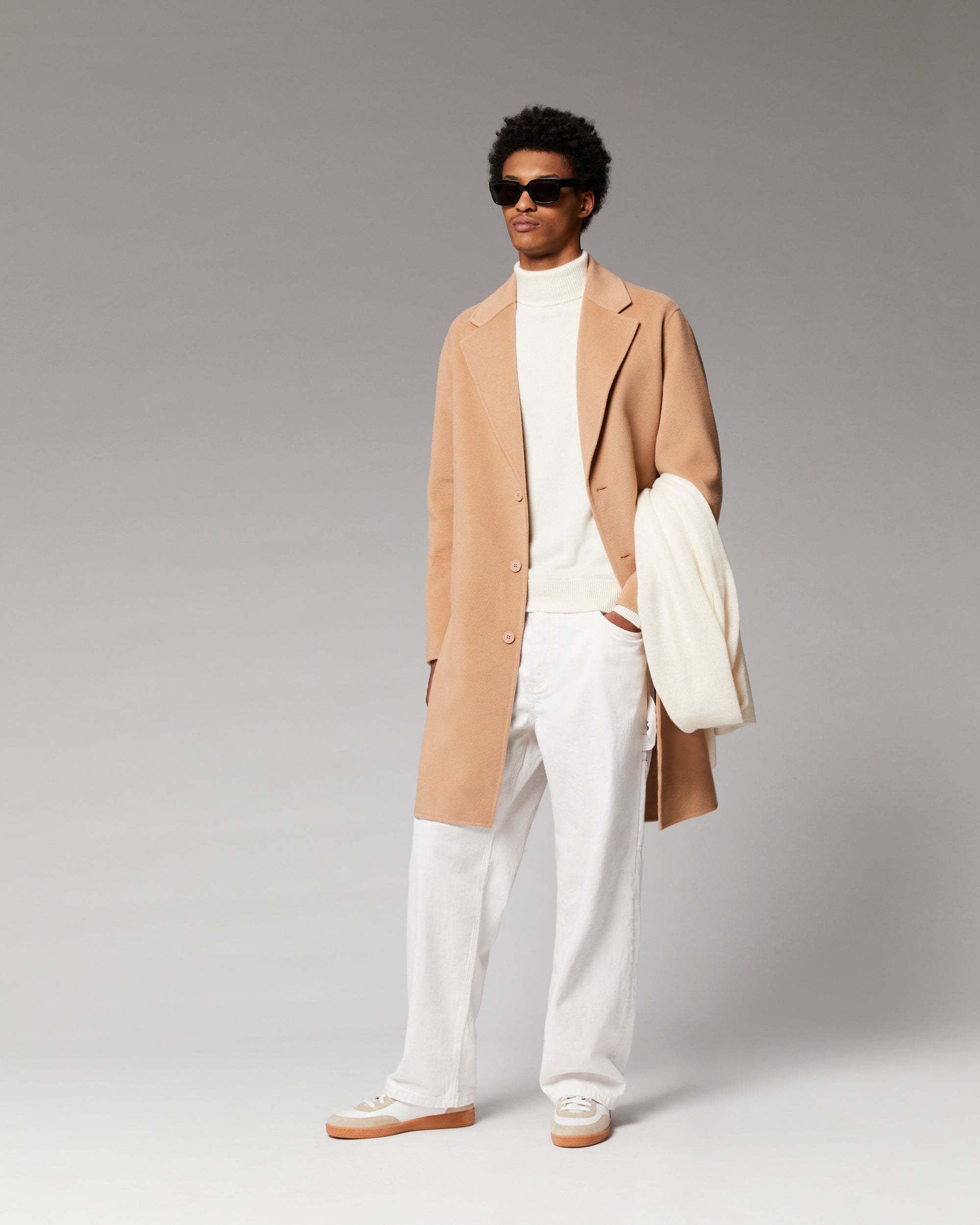 CAMEL / NEW / QTY : 19 / Outerwear Manteau Long Double Face - Camel
