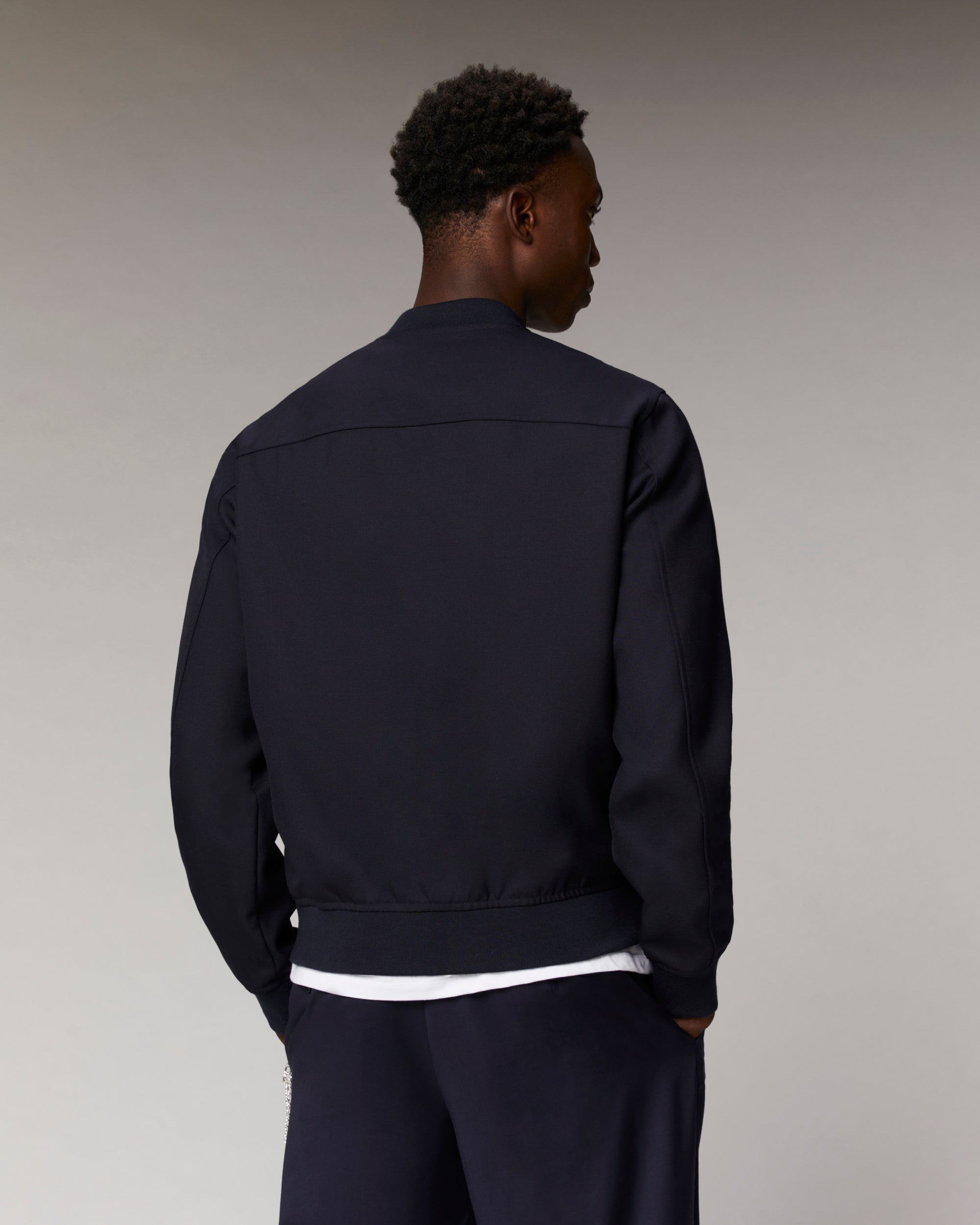 NAVY / DJV / QTY : 2 / Outerwear Veste Teddy - Navy
