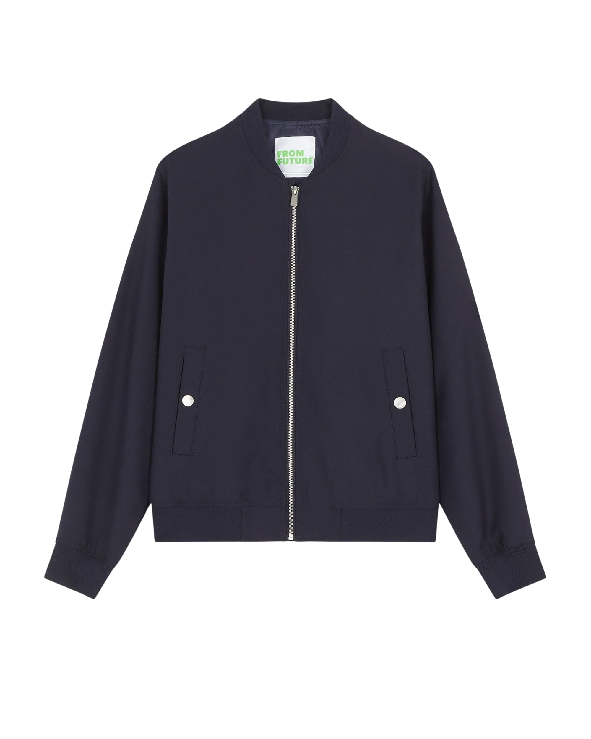Veste Teddy en laine - Navy