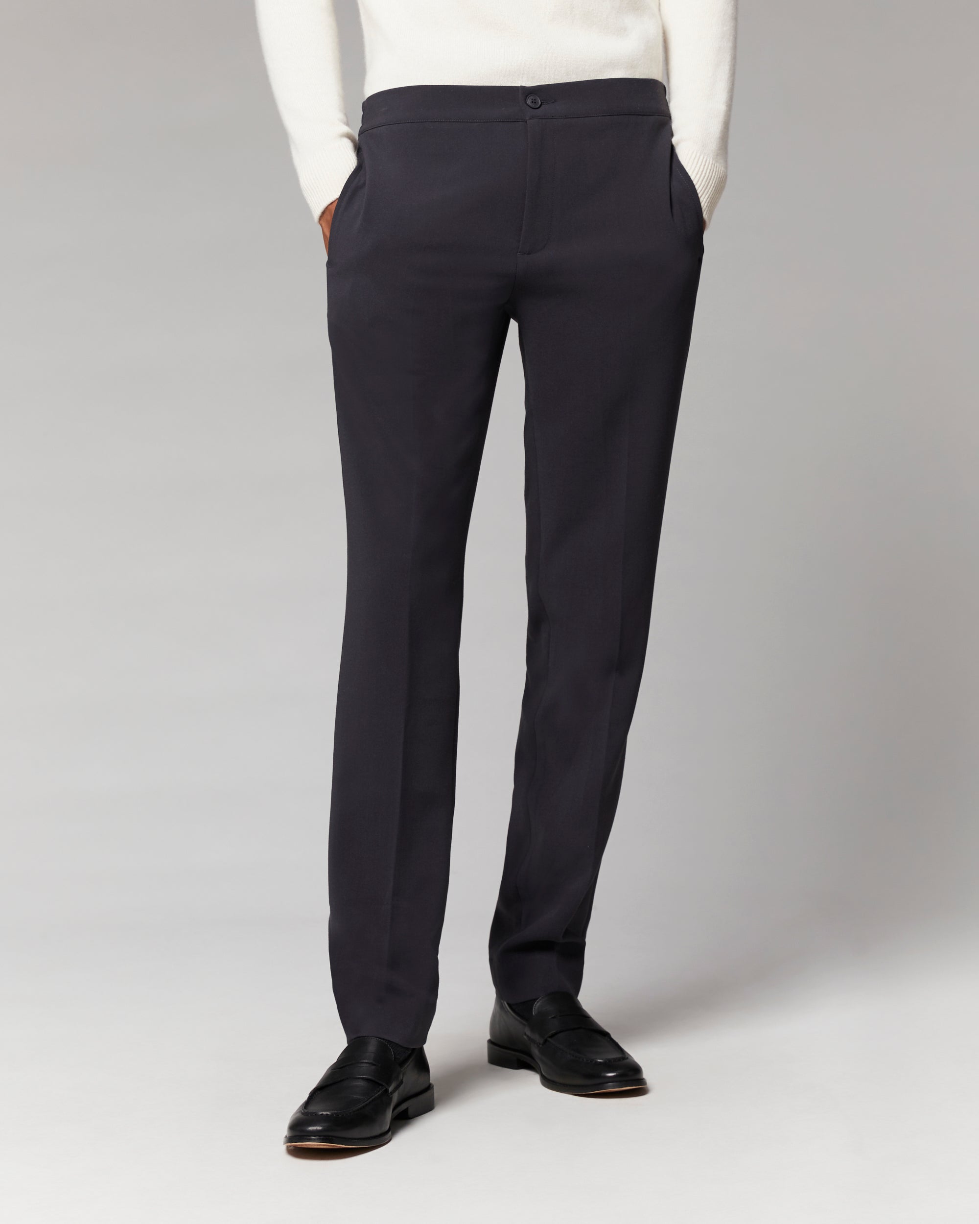ANTHRACITE / NEW / QTY : 100 / Pantalon Droit Casual - Anthracite