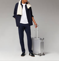Pantalon droit casual - Navy