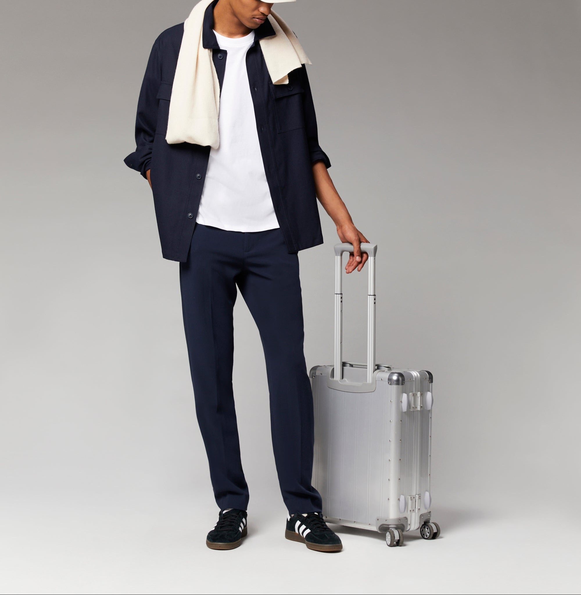 Pantalon droit casual - Navy