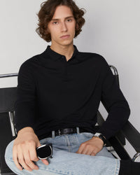 MOONLIGHT BLUE / DJV / QTY : 0 / Pull Col Polo Basique - Moonlight Blue